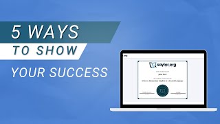 5 Ways to Show Your Success