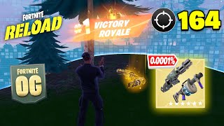 OG Fortnite Reload | Brutus' Minigun And Shockwave Launcher | High Kill Gameplay | Keyboard & Mouse