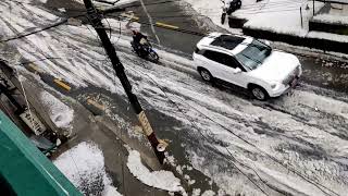 Ice Stone Rain in Pokhara Nepal 2-20-22