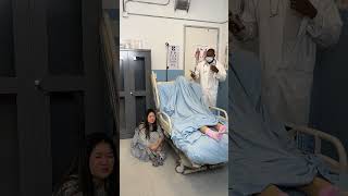 Patient use a scary mannequin to prank doctor #shorts