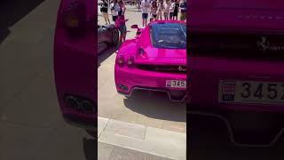 A $2M Pink Ferrari Enzo!? | The ONLY One In The World 🌎🏎️ #shorts #ferrari #pink #fashion