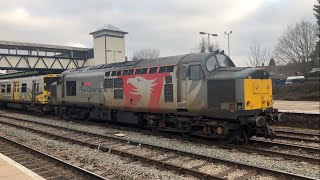 BR Class 37 - 37884 “Cepheus” with Merseyrail Class 508 - 508 123 for Scrap at Hereford