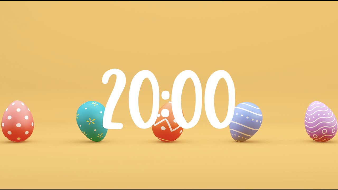 20 Minute Easter Timer Youtube