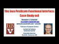 The Java Predicate Functional Interface: Case Study ex8