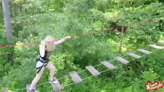 Activité accrobranche au Parc Xtrem Aventures Cergy