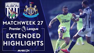 West Brom v. Newcastle | PREMIER LEAGUE HIGHLIGHTS | 3/7/2021 | NBC Sports