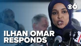 Ilhan Omar responds after federal search of her home