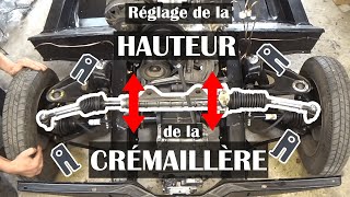 4L - RÉGLAGE de la HAUTEUR de la CRÉMAILLÈRE 🚗  - #EP60 4L