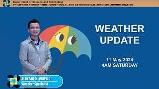 Public Weather Forecast issued at 4AM | May 11, 2024 - Saturday