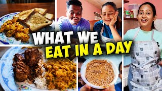 කෑම පිරුණු ලස්සන දවසක් 😋🥪🍝 What We Eat In A Day 🤭