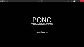Creating Pong in P5.js - Part 3