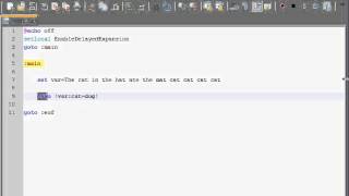 Batch 56 String Substitution