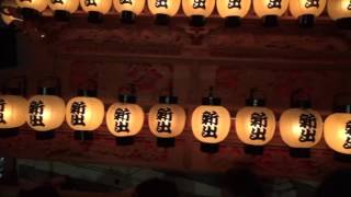 2016西条祭り 石岡祭礼 氷見前夜祭１