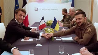 France's Macron: Zelenskiy's Japan visit a 'game changer'