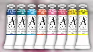 SAA Artists' Quality Watercolour - Floral Set