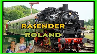 BIKING || RIDING ON A RASENDER ROLAND TRAIN || GOPRO10BLACK || OSTSEE ||4K