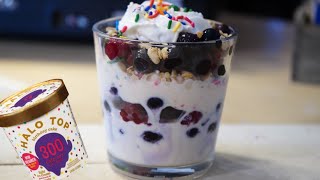 LOW CALORIE BIRTHDAY CAKE PARFAIT