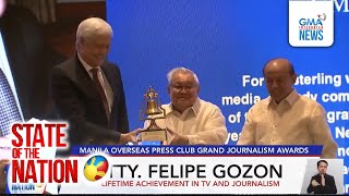 Ilang Kapuso executive at personalities, pinarangalan sa MOPC Grand Journalism Awards | SONA