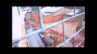 Gitega Burundi: Wall collapse