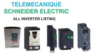 Schneider (Telemecanique) All inverters listing - Simple overview (History Older units)