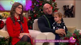 Cuki: Fésűs Nellyék tündéri kislánya a FEM3 Café Mikulásának énekelt - tv2.hu/fem3cafe