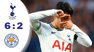 Son Heung-min HAT-TRICK! Tottenham 6-2 Leicester City Highlights