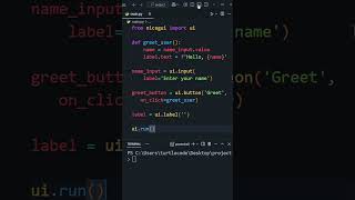 Build a Web App with Python in 60 Seconds! | NiceGUI Tutorial #python