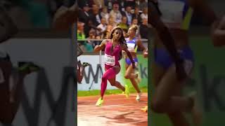 Sha’Carri Richardson beat Elaine Thompson-Herah over 100m Luzern 2022 #athletics #trackandfield #run
