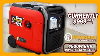 Renegade Industrial 4500W 8HP Inverter Generator - RI5600I-2