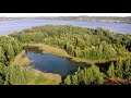 arlaviškės kauno marios 4k drone footage