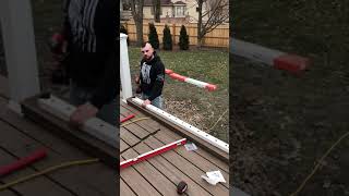 Quick Trex Select deck railing install