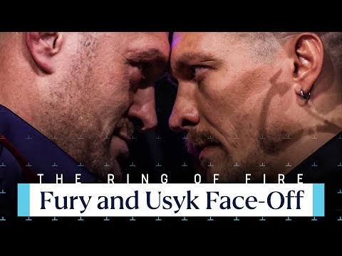 FURY AND USYK BROKEN APART! The Heated 'Ring Of Fire' Face-off Between ...