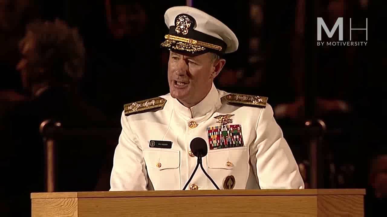 Admiral McRaven Leaves The Audience SPEECHLESS One Of The Best ...