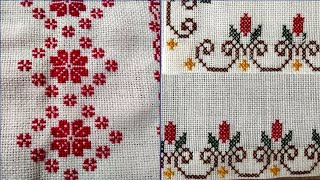 "Cross-Stitch Fusion: Exploring Mixed Patterns in Hand Embroidery"