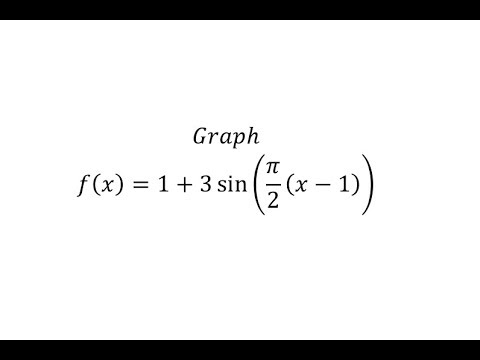 Graph a Transformation of The Sine Function y=Asin(B(x-D))+C (Pos A) Graph a Transformation of The Sine Function y=Asin(B(x-D))+C (Pos A)