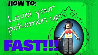 Roblox Project Pokemon How To Level Up Fast Your Pokemon