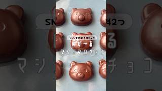 SNSで話題！材料2つのび〜るチョコマシュマロ