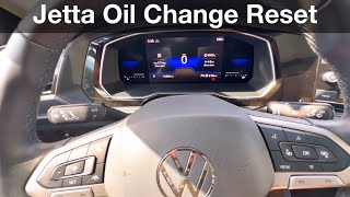 2018 - 2023 Volkswagen Jetta How to reset oil change maintenance reminder