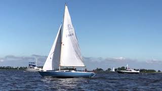 Fantastisch zeilen door Friesland - via Sneek, Joure naar Stavoren - Sailing Marieholm IF