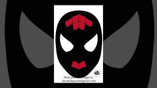 Python Turtle Graphics - 47 || Spider Man || Art by Code #shorts