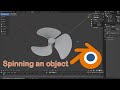 Blender Tutorial: Spin an object constantly