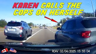 WOMAN LIES TO THE POLICE AND GETS KARMA