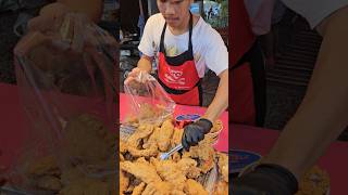 ชิ้นใหญ่มาก ไก่เขย่าชิ้นละ15บาท #ไก่เขย่า #ไก่ทอด #shorts #streetfood #สร้างอาชีพ #foodie #food