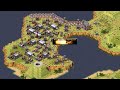 Red Alert 2 | Extra hard Ai | 7 vs 1 | Pattern of islands Map | Great Britain Sniper