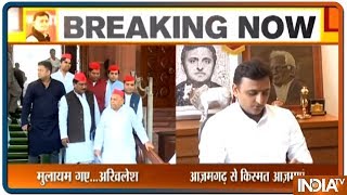 Akhilesh Yadav to contest from Azamgarh, Mulayam's name goes missing from star campaigners list