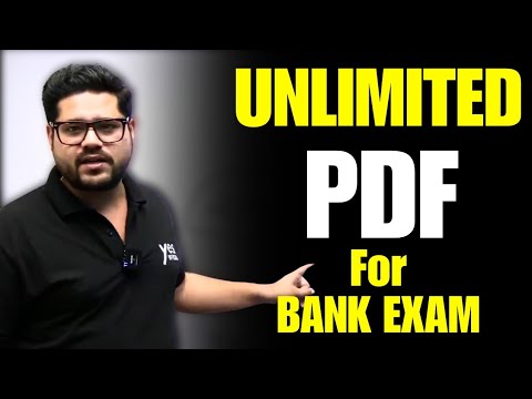 Unlimited PDF's For Bank Exams | Bank Exam 2024 | Ankush Lamba - YouTube