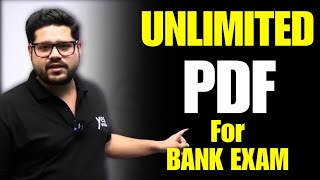 Unlimited PDF's for Bank Exams | Bank Exam 2024 | Ankush Lamba