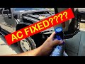 FIXING AC LEAKS ON A HUMMER H2 .