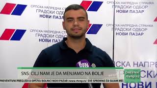 Jolović: Cilj nam je da Novi Pazar menjamo na bolje