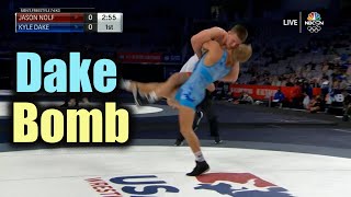 Kyle Dake's Legendary Bodylock Throw at the Olympic Team Trials